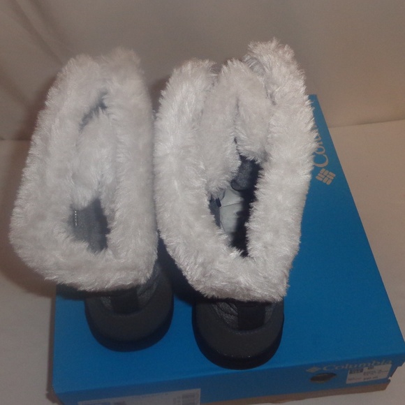 Columbia BOOTS 9 Snow Winter Ice Maiden Grey - Picture 7 of 8